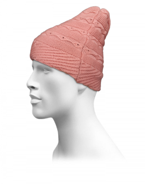 Unisex acrylic  self Designer Cap peach